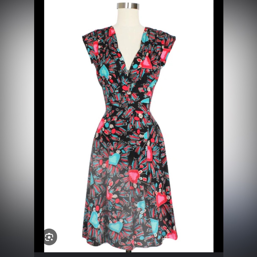 Trashy Diva Sacred Hearts 40s dress. Size 14